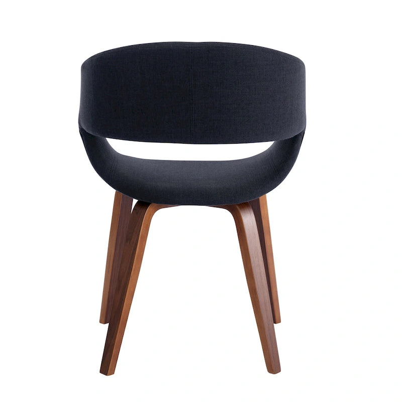 Mid-century stílusú étkezőszék szövetkárpitozással