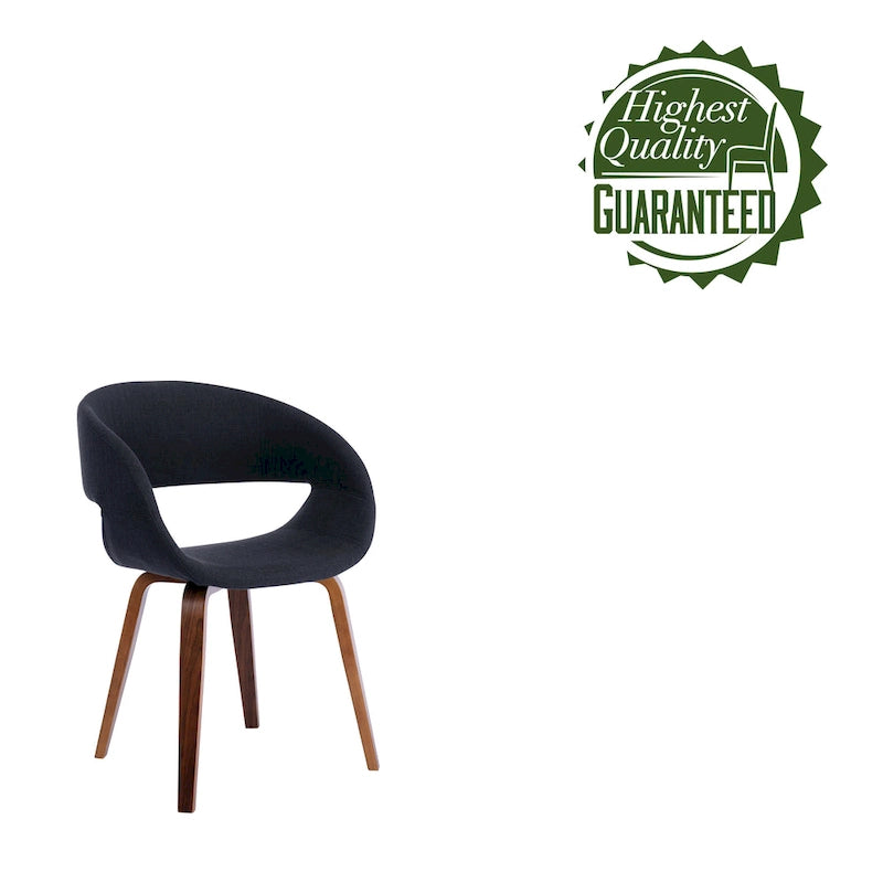 Mid-century stílusú étkezőszék szövetkárpitozással