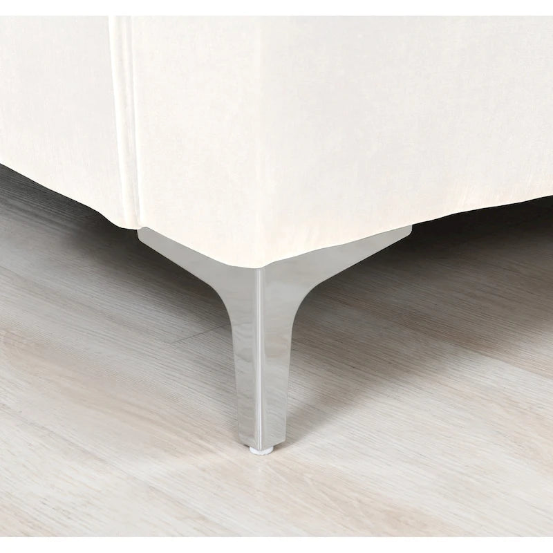 Modernes gebogenes Sofa aus Samtstoff für das Wohnzimmer