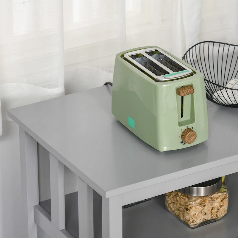 Credenza buffet con 2 ante, mobile contenitore da cucina con ripiani regolabili per cucina e sala da pranzo