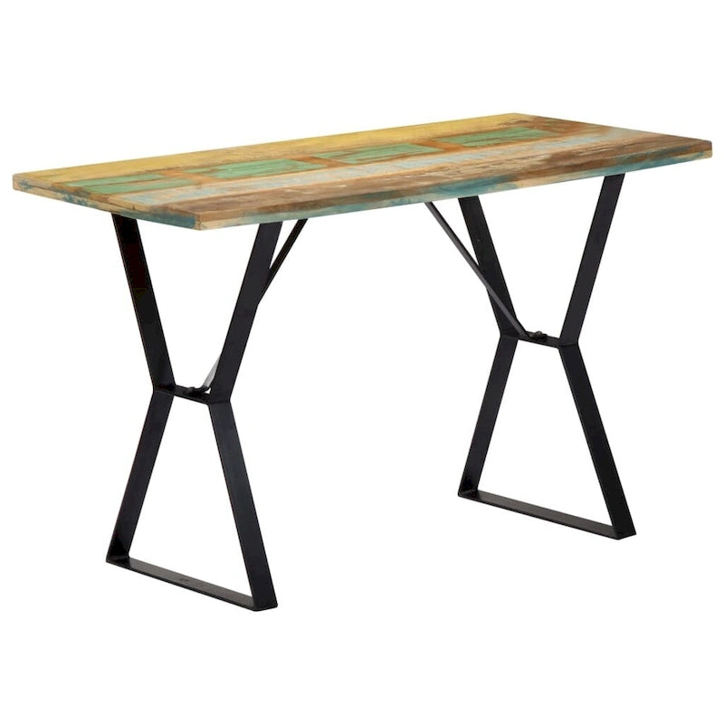 vidaXL Dining Table 47.2x23.6x29.9 Solid Reclaimed Wood - 47.2 x 23.6 x 29.9