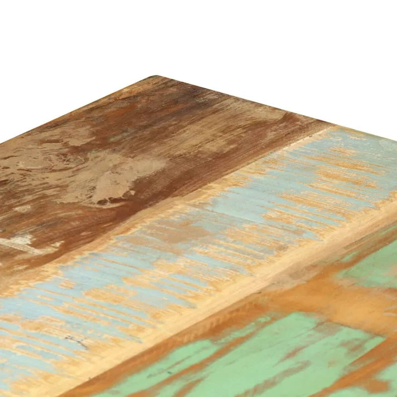 Dining Table 47.2x23.6x29.9 Solid Reclaimed Wood Industrial Style