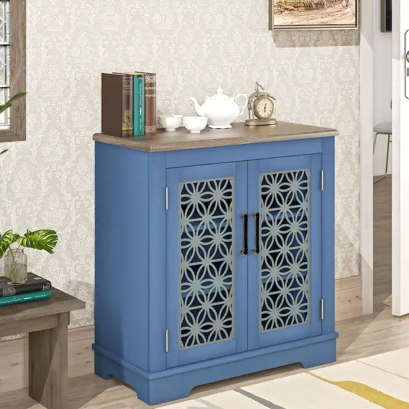 31 in. 2-Door Accent Storage Buffet Cabinet Sideboard - 31 in Width