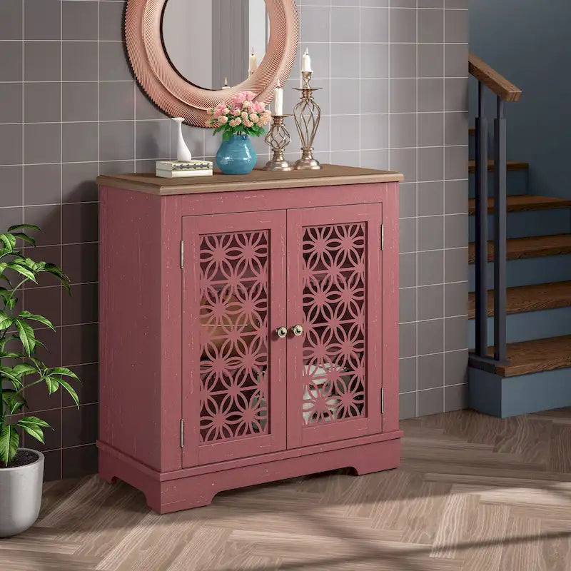 31 in. 2-Door Accent Storage Buffet Cabinet Sideboard - 31 in Width