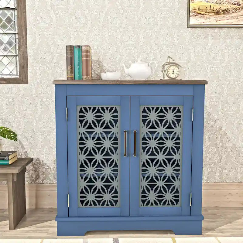 31 in. 2-Door Accent Storage Buffet Cabinet Sideboard - 31 in Width