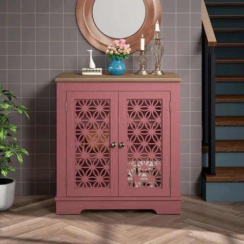 31 in. 2-Door Accent Storage Buffet Cabinet Sideboard - 31 in Width
