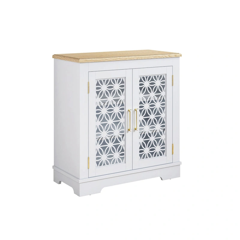 31 in. 2-Door Accent Storage Buffet Cabinet Sideboard - 31 in Width