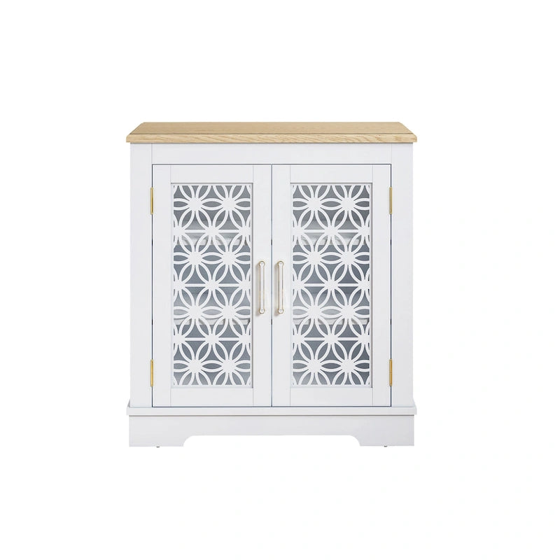 31 in. 2-Door Accent Storage Buffet Cabinet Sideboard - 31 in Width
