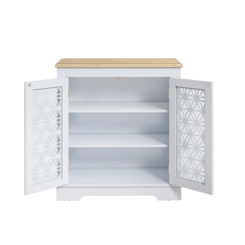 31 in. 2-Door Accent Storage Buffet Cabinet Sideboard - 31 in Width