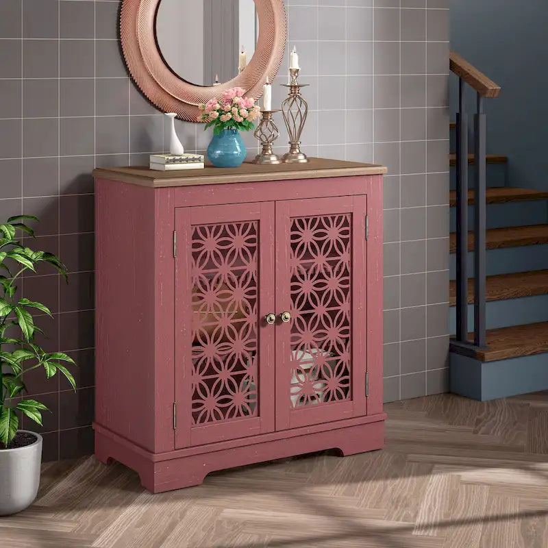 31 in. 2-Door Accent Storage Buffet Cabinet Sideboard - 31 in Width