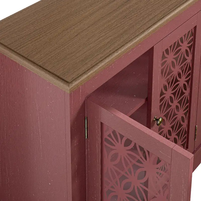 31 in. 2-Door Accent Storage Buffet Cabinet Sideboard - 31 in Width